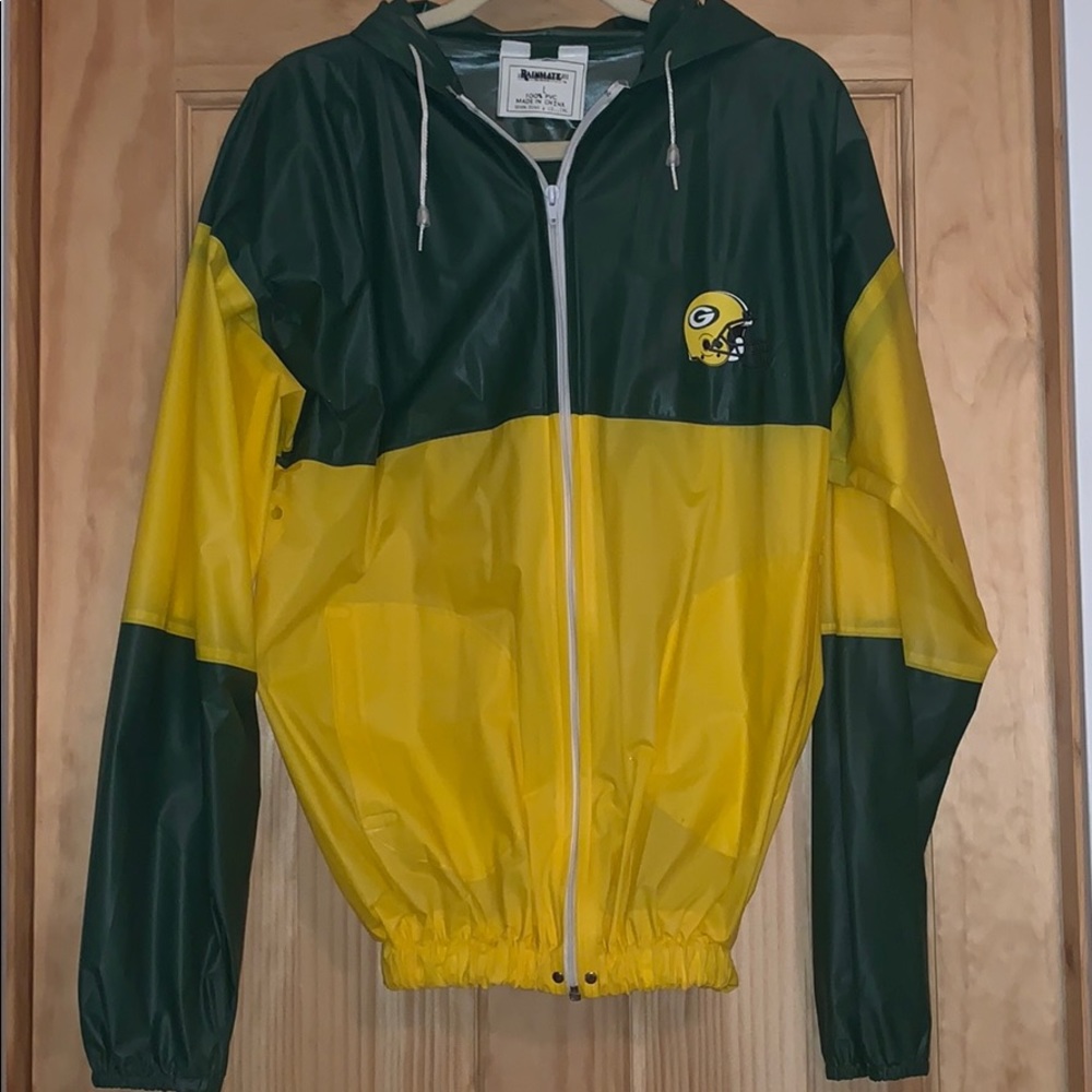 Vintage Green Bay Packers raincoat